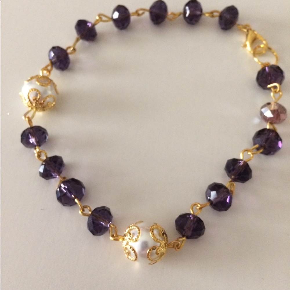Purple bracelet